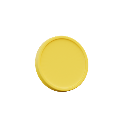 Pièce d'or  3D Icon