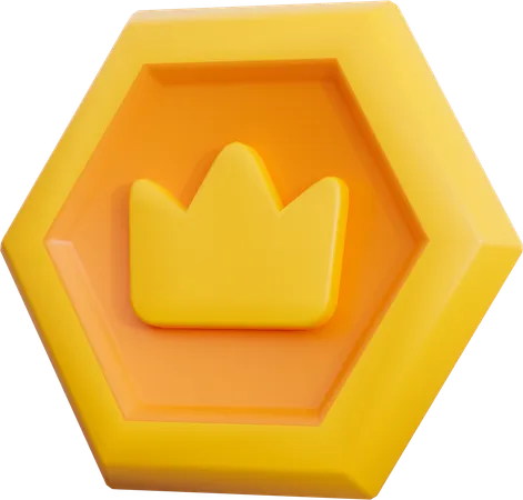 Pièce d'étoile  3D Icon