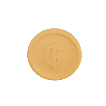 Pièce de monnaie  3D Icon