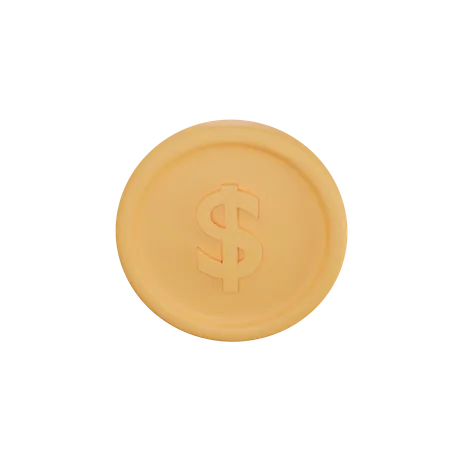 Pièce de monnaie  3D Icon