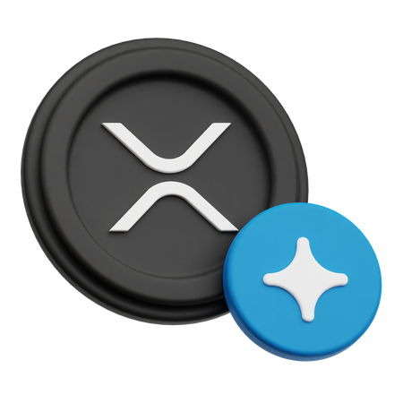 Pièce xrp  3D Icon