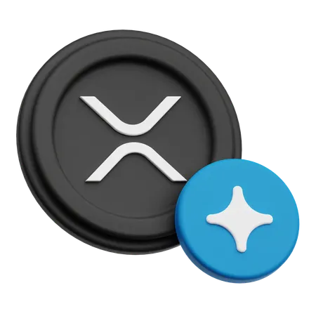Pièce xrp  3D Icon