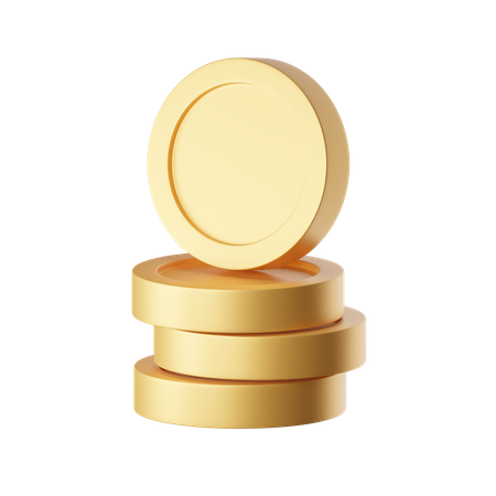 Pièces de monnaie  3D Icon