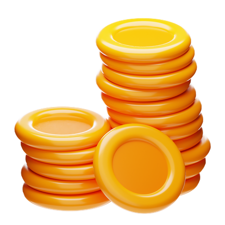 Pièces de monnaie  3D Icon