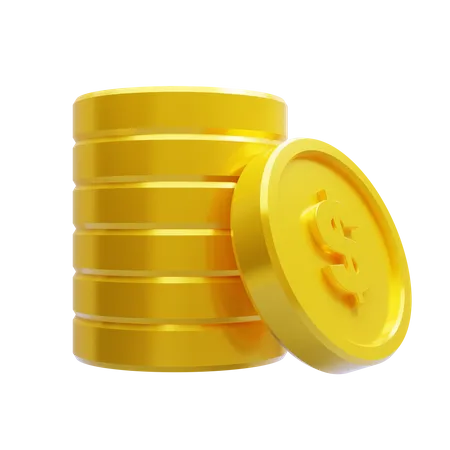 Pièces de monnaie  3D Icon