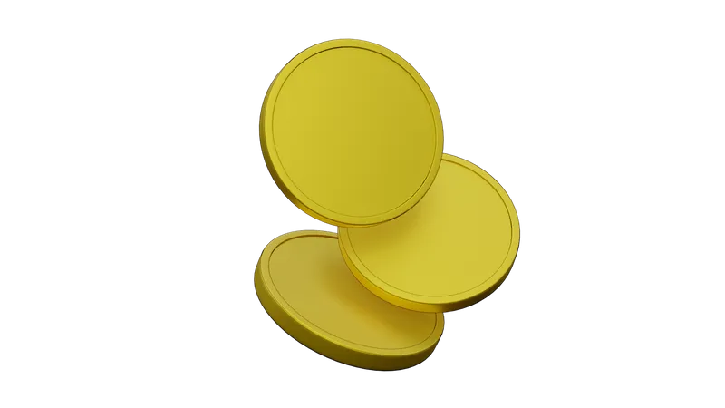 PIÈCES D'OR  3D Illustration