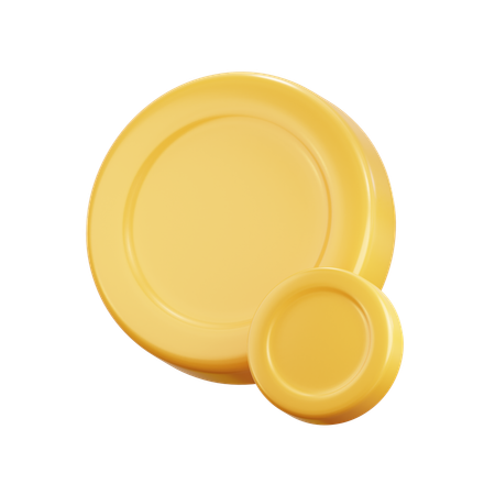 Pièces de monnaie  3D Icon