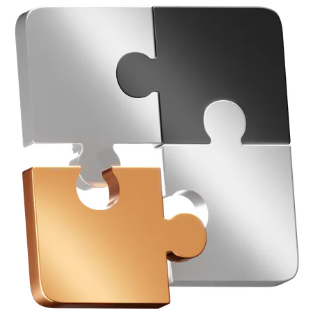 Pièces de puzzle  3D Icon