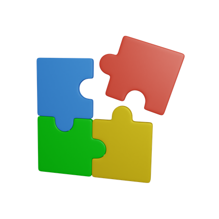 Pièces de puzzle  3D Icon