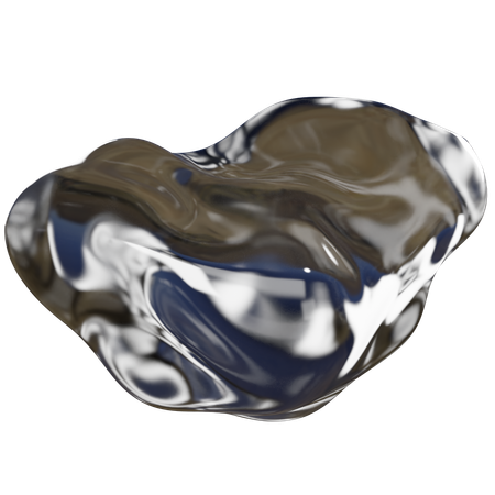 Forma abstracta de piedra  3D Icon