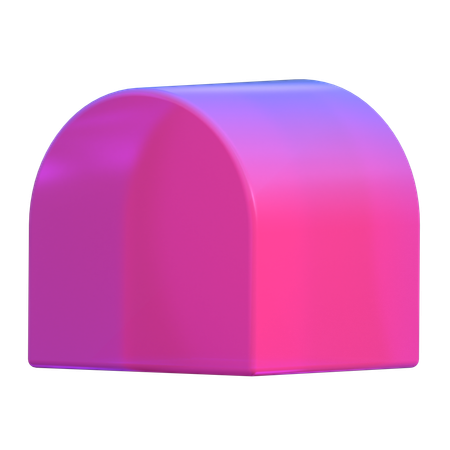 Forma abstracta de piedra  3D Icon