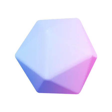 Forma abstracta de piedra  3D Icon