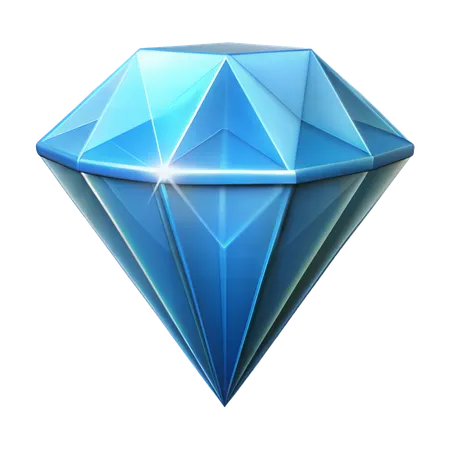 Piedra preciosa de diamante  3D Icon