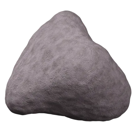 Piedra gris  3D Icon