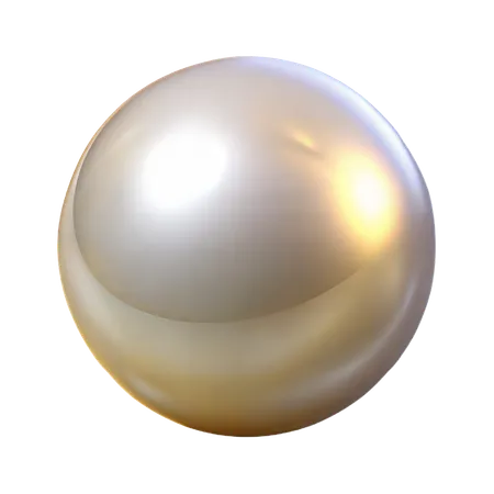 Piedra preciosa de perla  3D Icon
