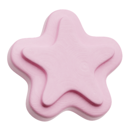 Piel cromada forma abstracta  3D Icon
