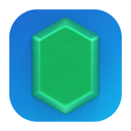 Pierre de jeu  3D Icon