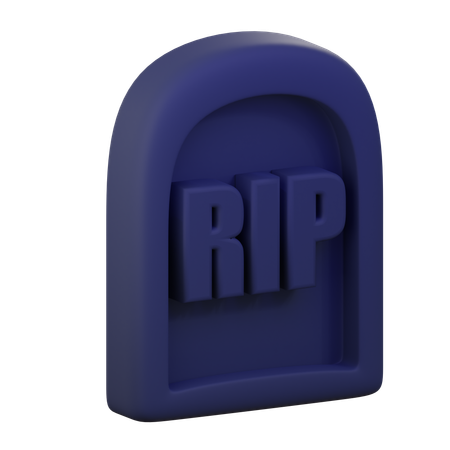 Pierre tombale  3D Icon