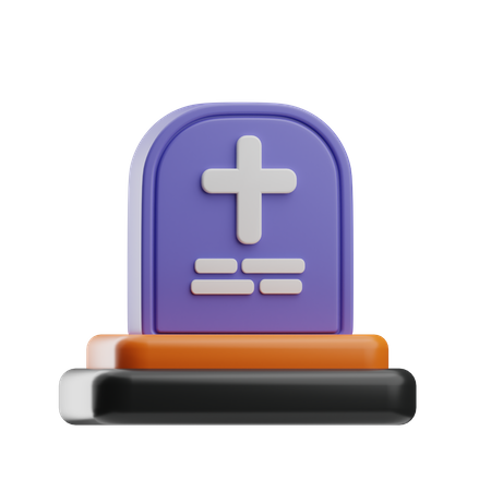 Pierre tombale  3D Icon