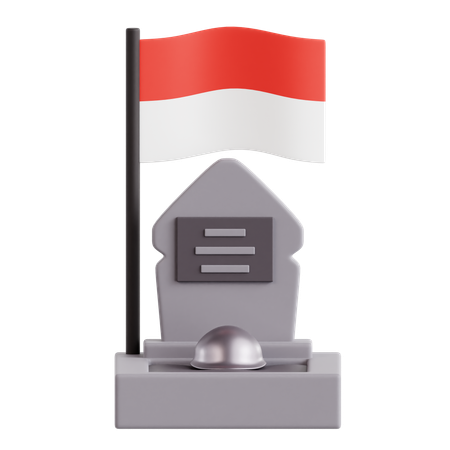 Pierre tombale indonésienne  3D Icon
