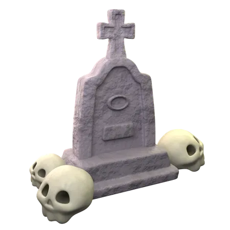 Tombe en pierre  3D Icon