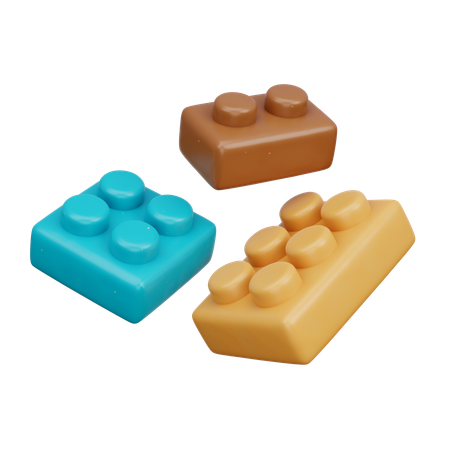 Pieza de lego  3D Icon