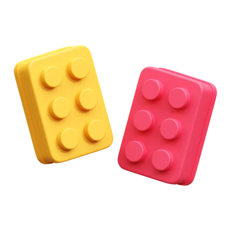 Pieza de lego  3D Icon