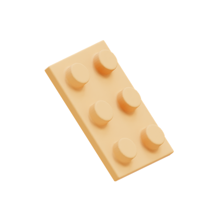 Pieza de lego  3D Icon