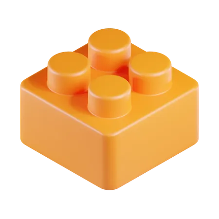 Pieza de lego  3D Icon