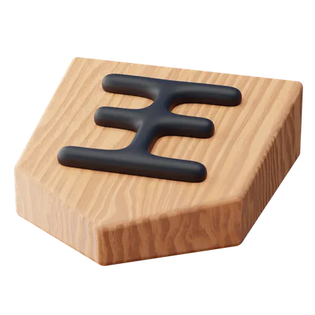 Pieza de shogi  3D Icon