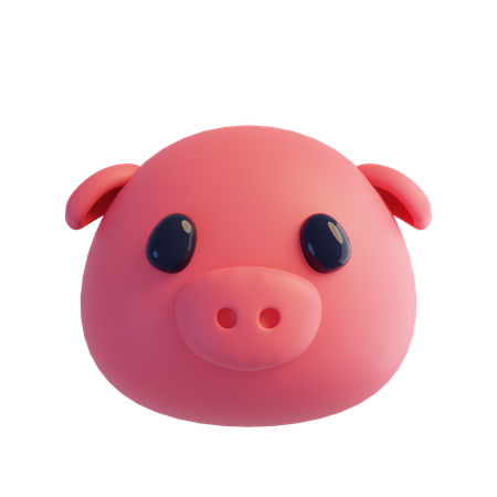 Pig  3D Icon