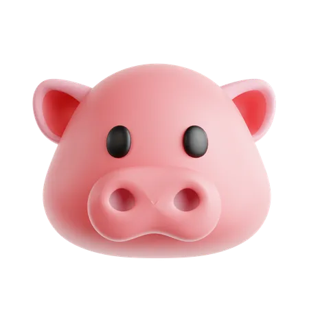 Pig  3D Icon