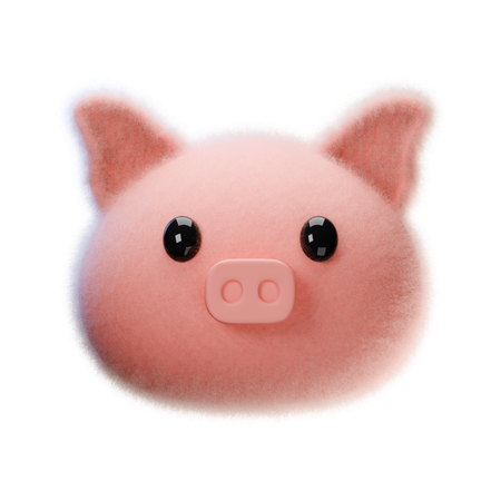 Pig  3D Icon