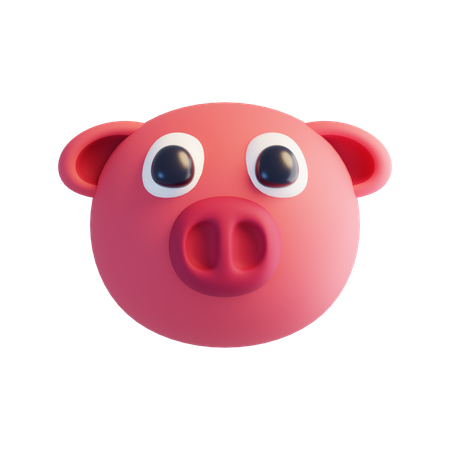 Pig  3D Icon