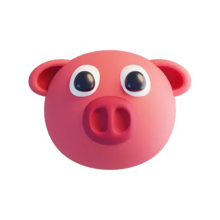 Pig  3D Icon