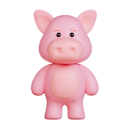 Pig  3D Icon