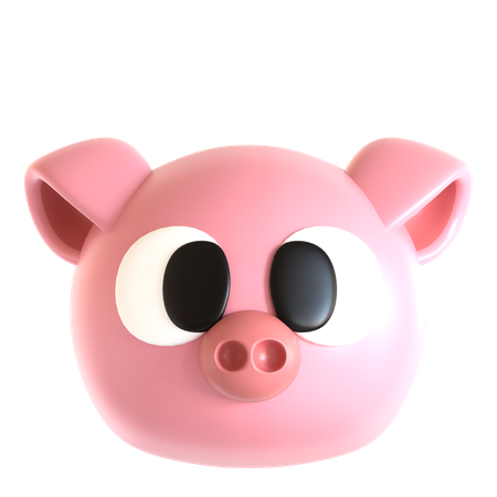 Pig  3D Icon