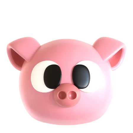 Pig  3D Icon