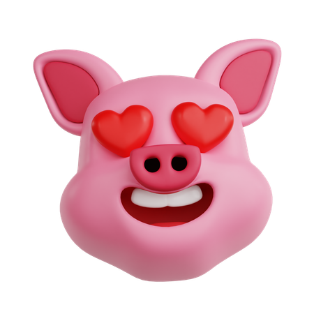 Pig  3D Icon