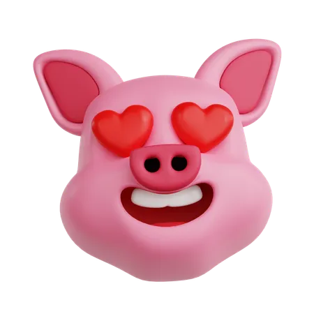 Pig  3D Icon