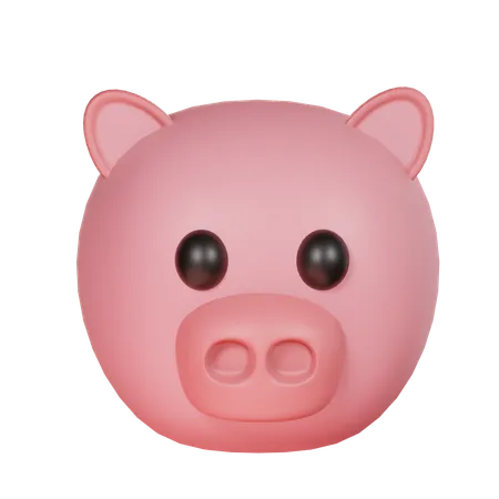 Pig  3D Icon