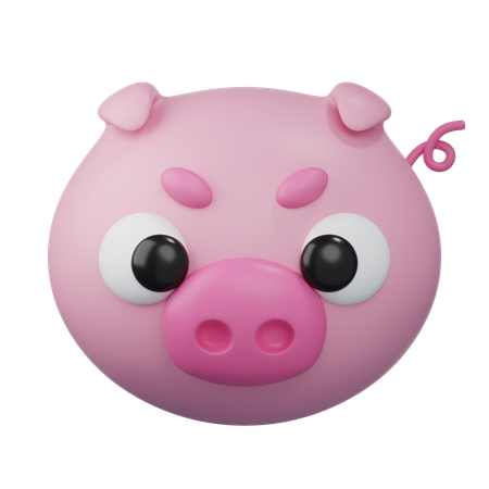 Pig  3D Icon