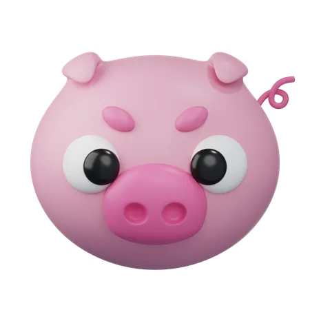 Pig  3D Icon