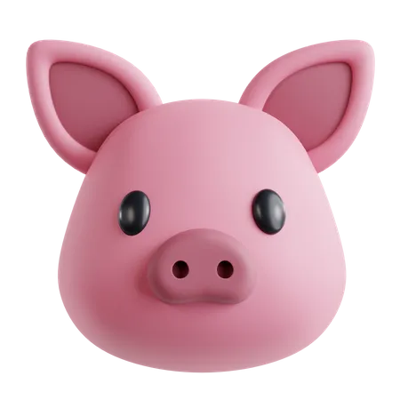 Pig  3D Icon