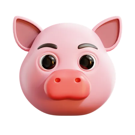 Pig  3D Icon