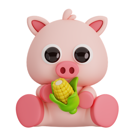 Pig  3D Icon
