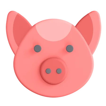 Pig  3D Illustration