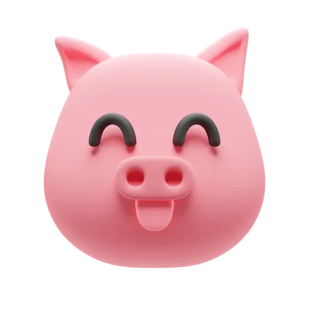 Pig  3D Illustration