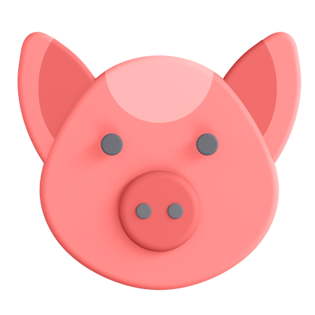 Pig 3D Illustration