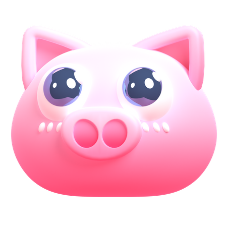 Pig 3D Icon